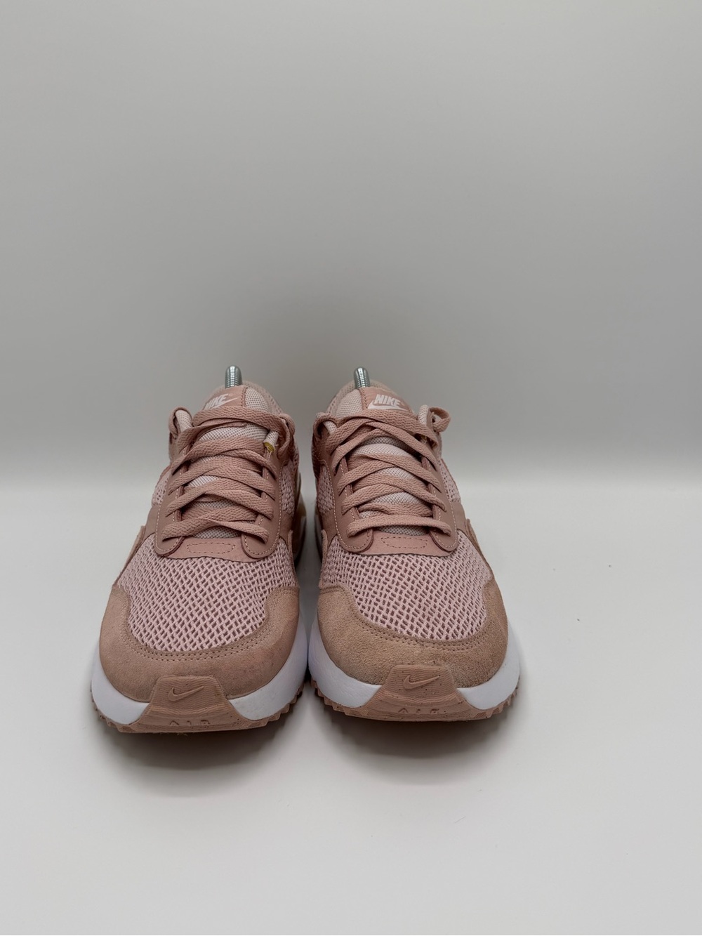 Nike Women's Air Max Pink Mesh & Suede Sneakers - Picture 3 of 8